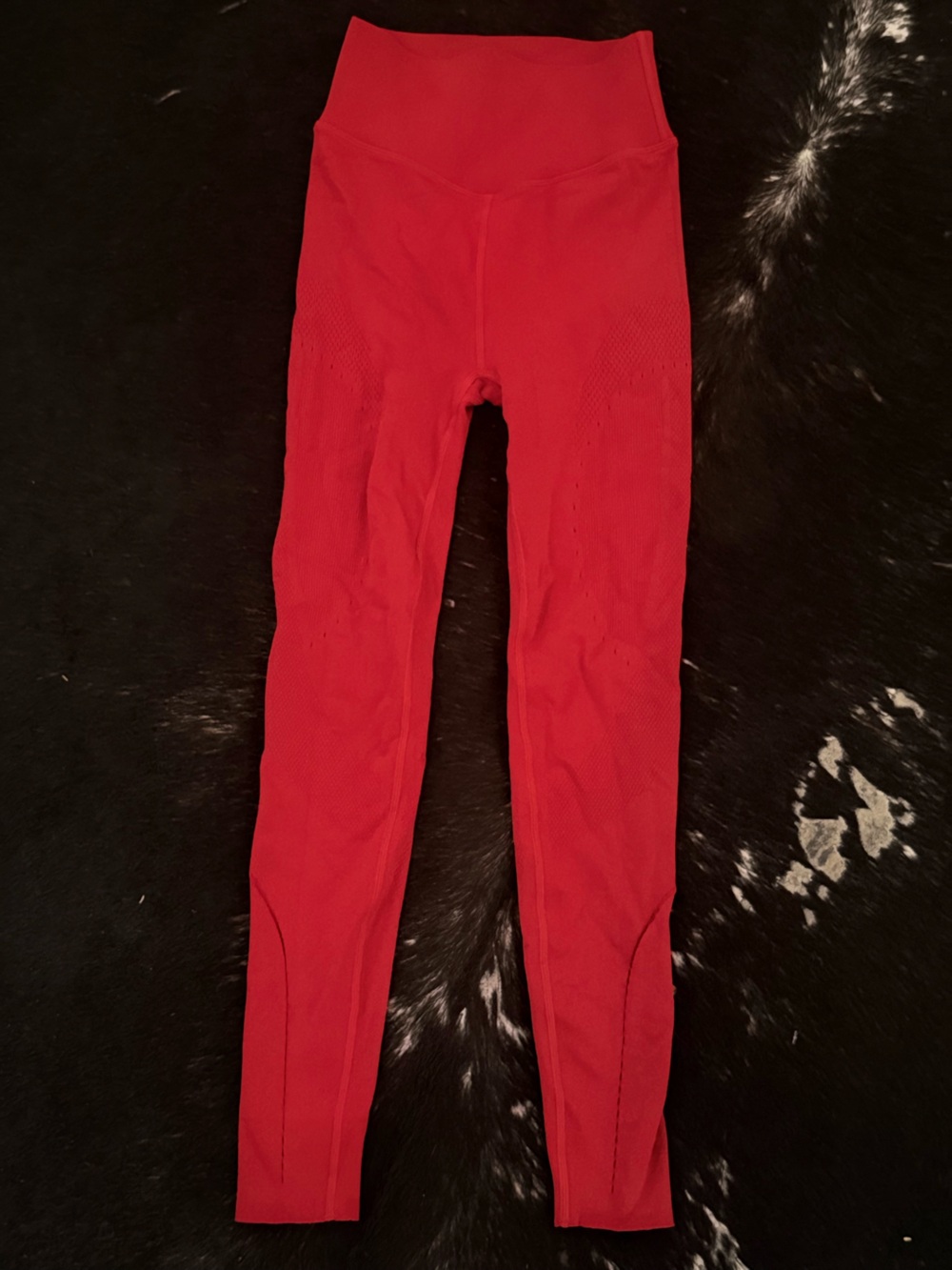 Fabletics Vibrant Red High-Waist Seamless Leggings